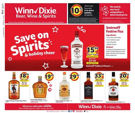 winn dixie weekly liquor ad|winn dixie non alcoholic beer.